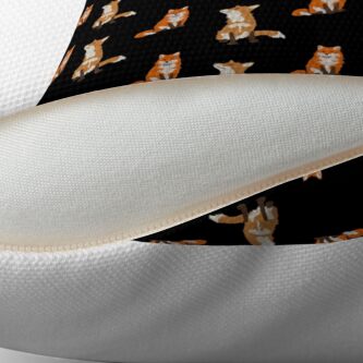 Alternate view of Foxes Throw Pillow