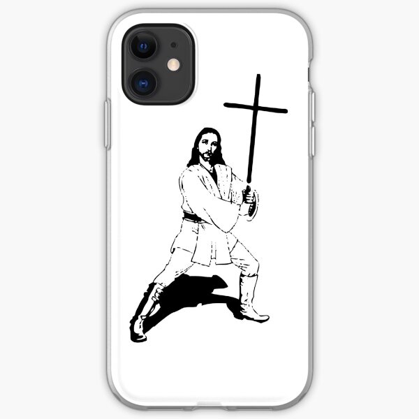 Jesus with Saber T-Shirt iPhone Soft Case