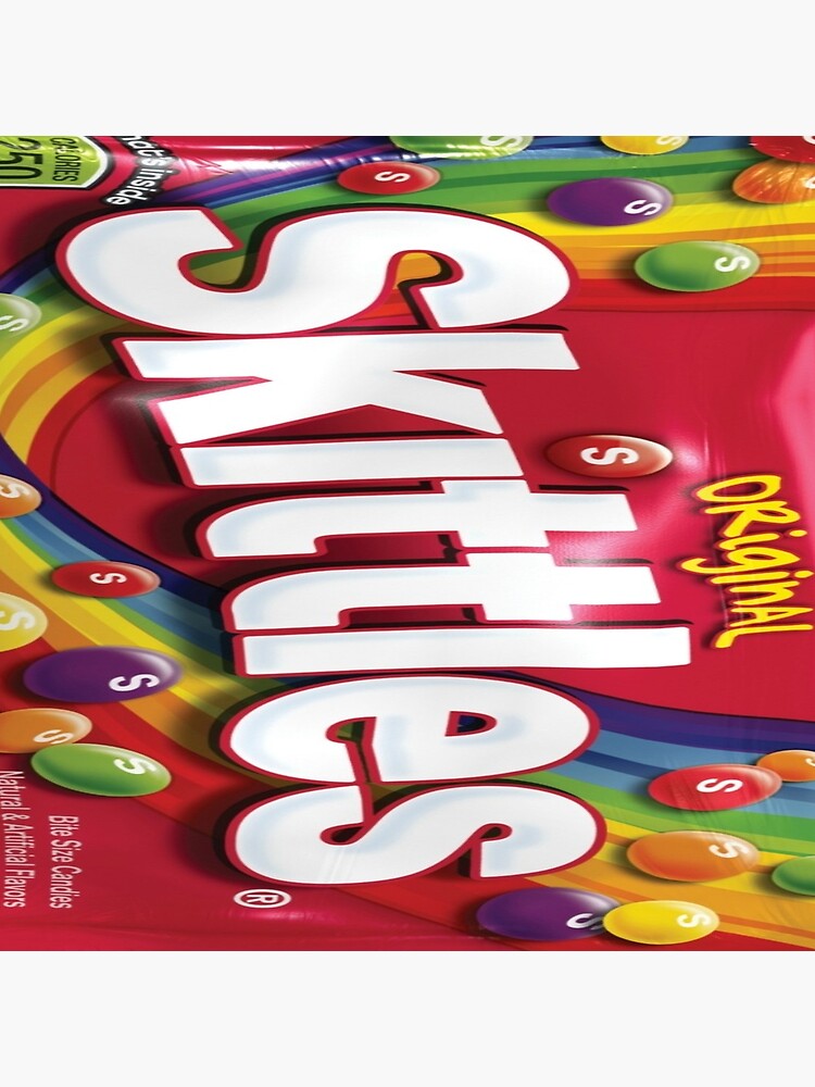 skittles plush pillow