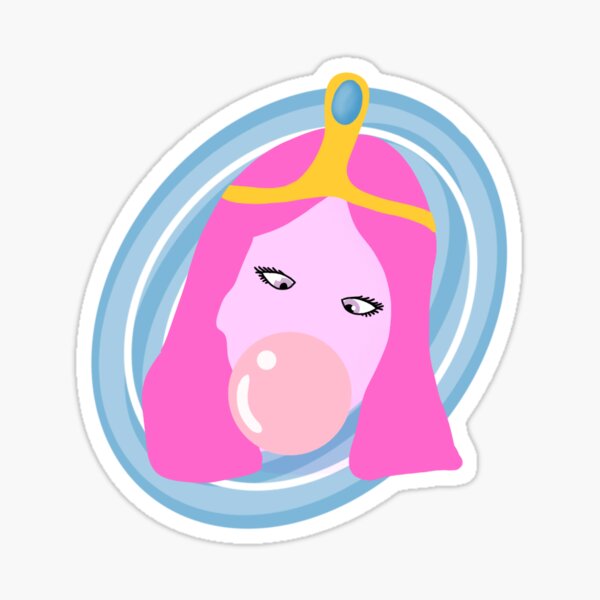 Artikel-Vorschau von Bubblegum Prinzessin, designt und verkauft von Stickermahem.