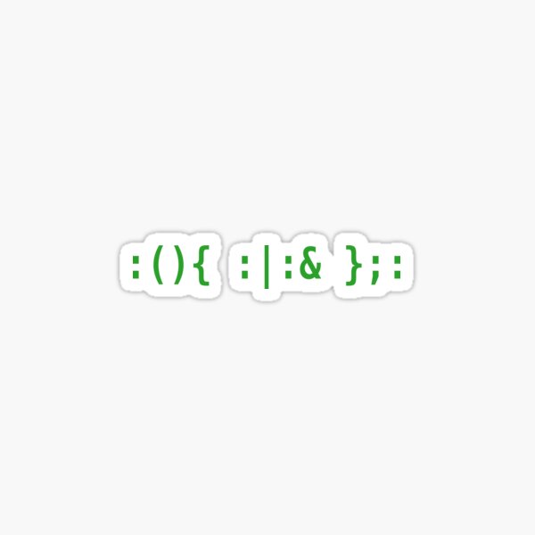 Item preview, Bash Fork Bomb - Green Text for Unix/Linux Hackers designed and sold by ramiro.