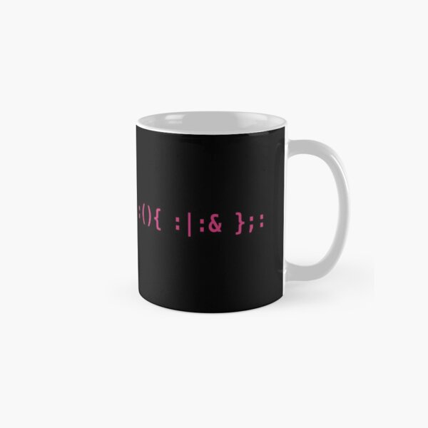 Item preview, Bash Fork Bomb - Pink Text for Unix/Linux Hackers designed and sold by ramiro.