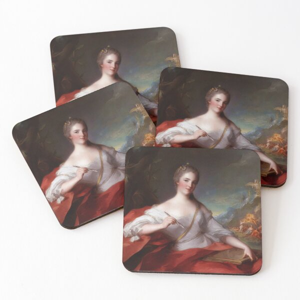 Item preview, Marie-Geneviève Boudrey As A Muse by Jean-Marc Nattier designed and sold by Xzendor7 Digital Art Creations.