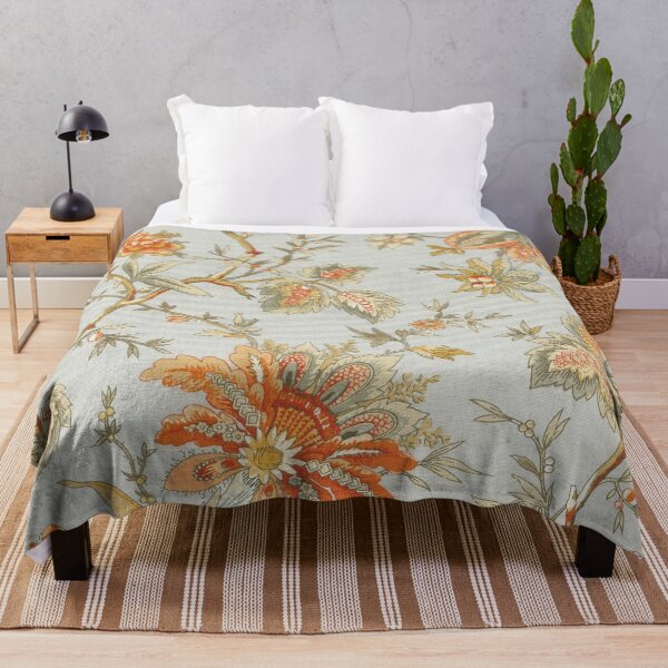 Item preview, Blue Orange Flower Leaf designed and sold by GuyBlank.