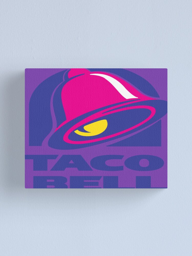 Taco Bell Logo Leinwanddruck Von Radrollins Redbubble