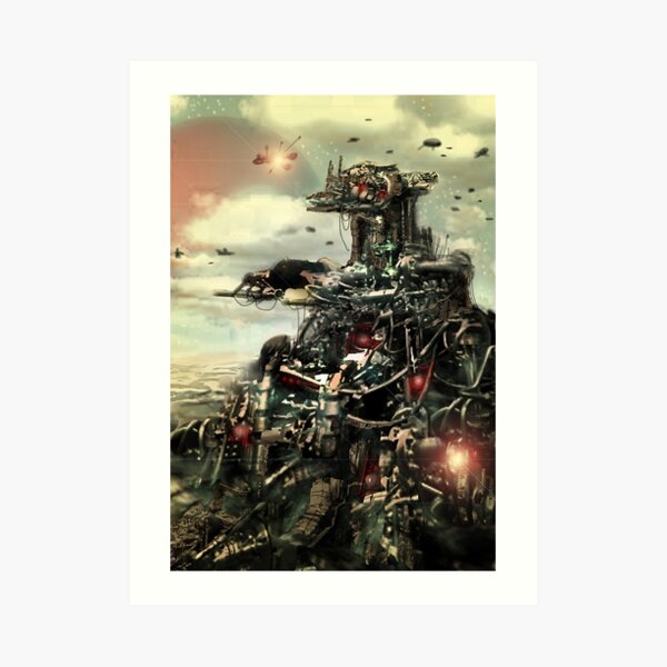 Robotic City Art Print