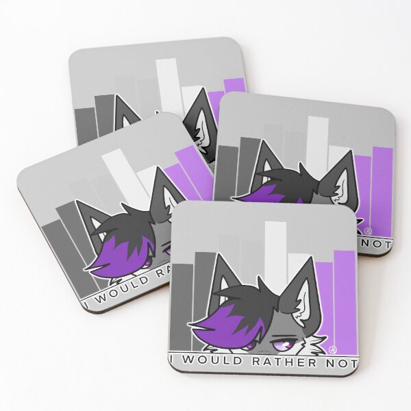 Item preview, Low key furry and Asexual pride designed and sold by NoirFaux.