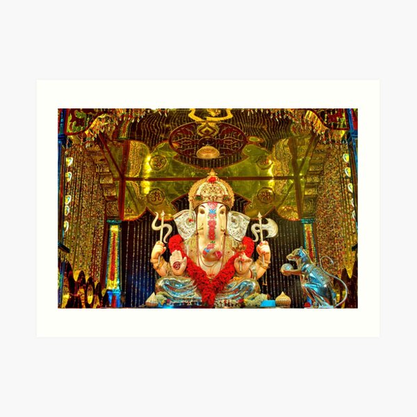 Jilbya Maruti Ganapati Art Print