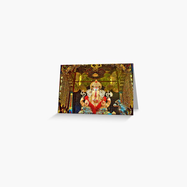 Jilbya Maruti Ganapati Greeting Card