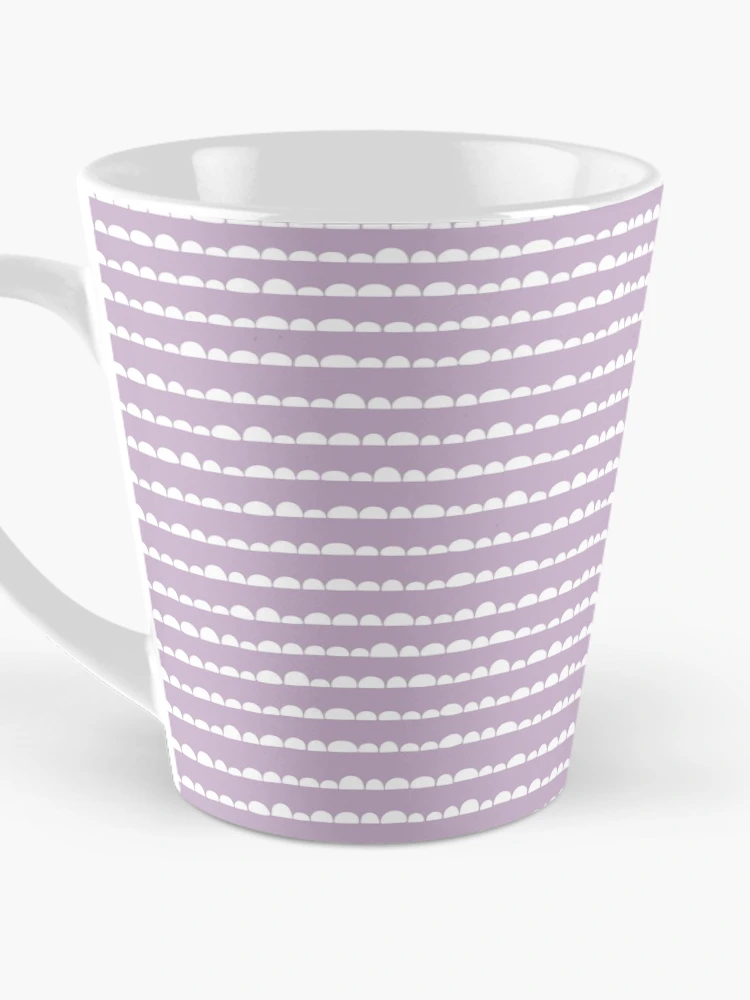 Thumbnail 3 of 4, Coffee Mug, Purple Abstract Bumpy Pattern designed and sold by thepatternshop.