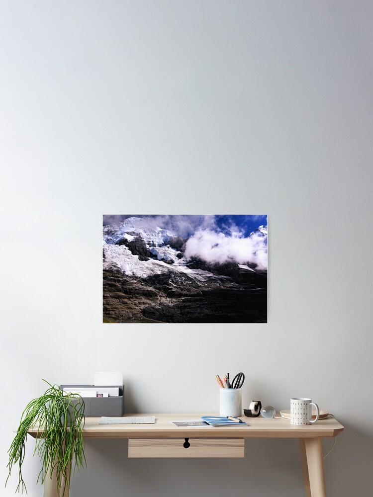 Thumbnail 2 of 3, Poster, Through the Misty Mountains designed and sold by Mallorn.