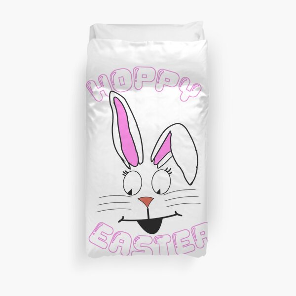 Pink Bunny Duvet Covers Redbubble - roblox easter bunny theme song