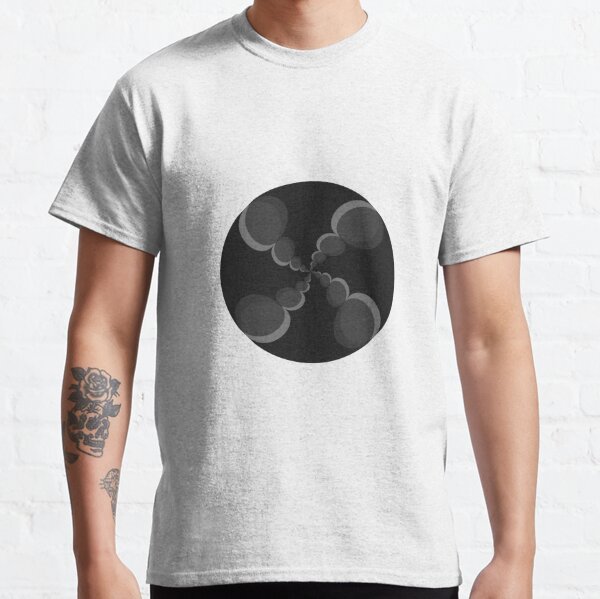 Op-#Art: Gray-#Moving #Circles #Illusion Classic T-Shirt