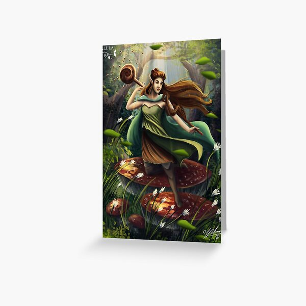 Alula in the forest Greeting Card