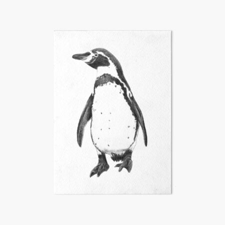 Artikel-Vorschau von Pinguin-Skizze in Schwarzweiss, designt und verkauft von Running-Duck.