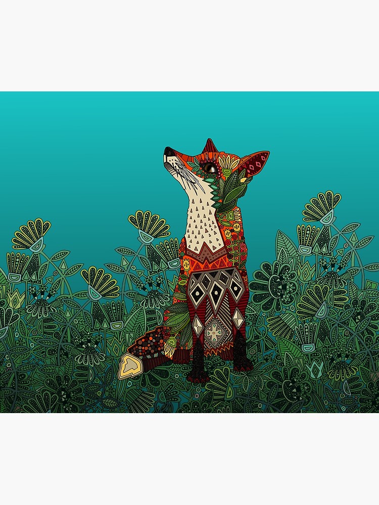 floral fox by scrummy