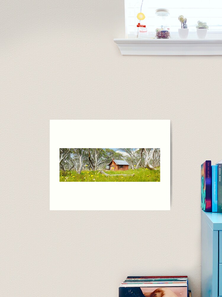Thumbnail 2 of 3, Art Print, JB Plain Hut, Mt Hotham, Victoria, Australia designed and sold by Chockstone.