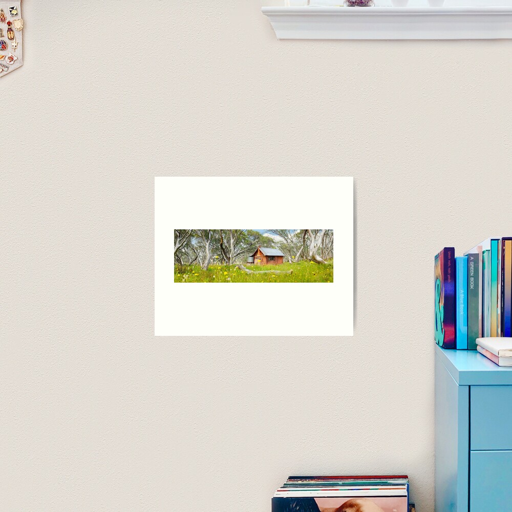 JB Plain Hut, Mt Hotham, Victoria, Australia Art Print