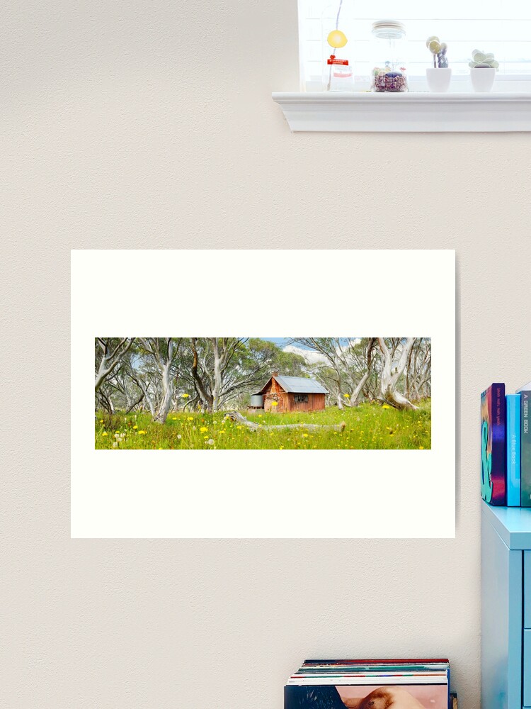 Thumbnail 2 of 3, Art Print, JB Plain Hut, Mt Hotham, Victoria, Australia designed and sold by Chockstone.