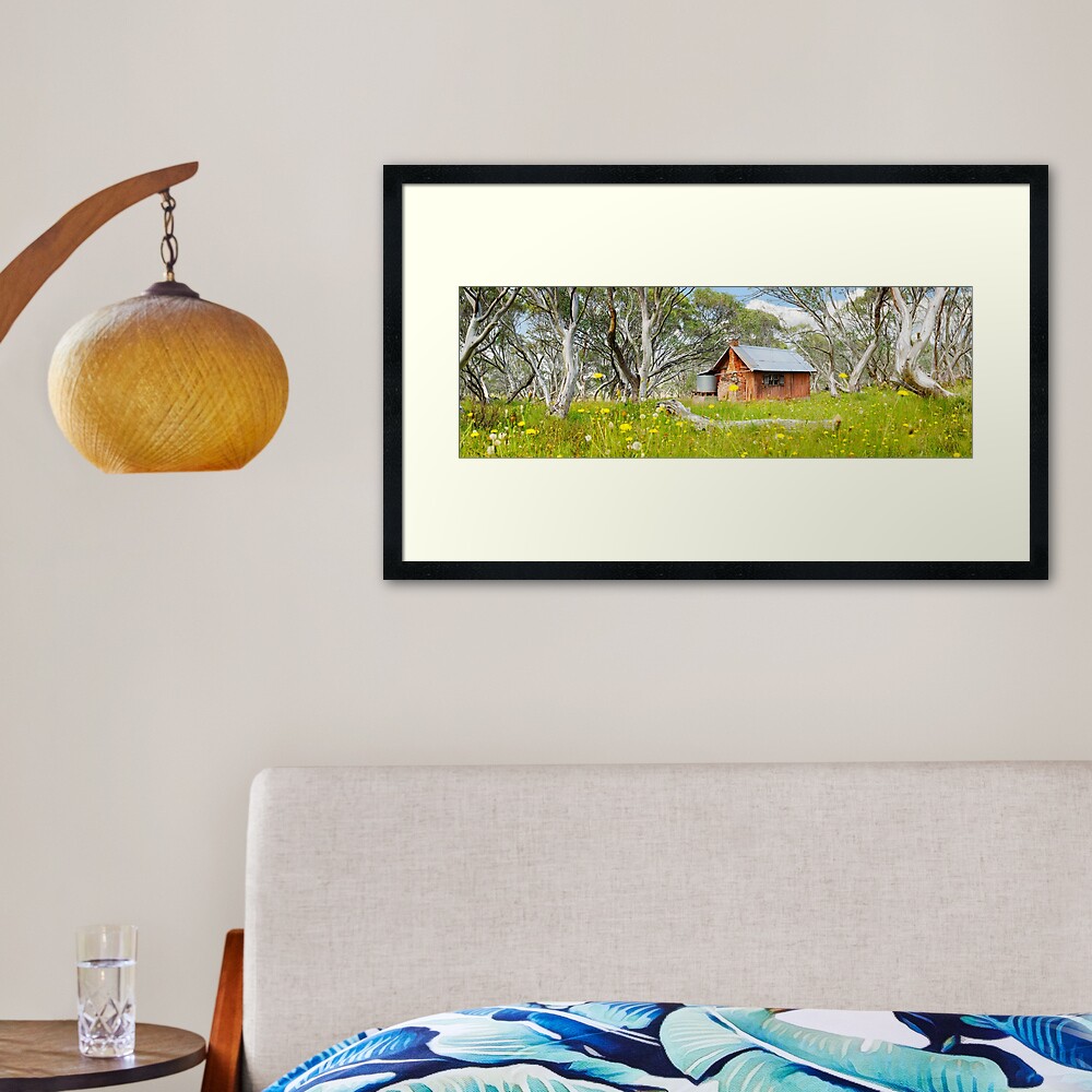 JB Plain Hut, Mt Hotham, Victoria, Australia Framed Art Print