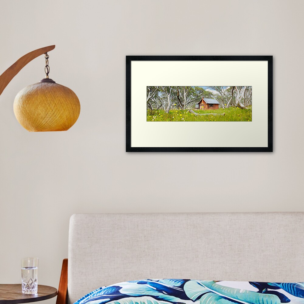 JB Plain Hut, Mt Hotham, Victoria, Australia Framed Art Print