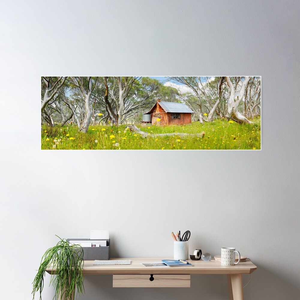 JB Plain Hut, Mt Hotham, Victoria, Australia Poster