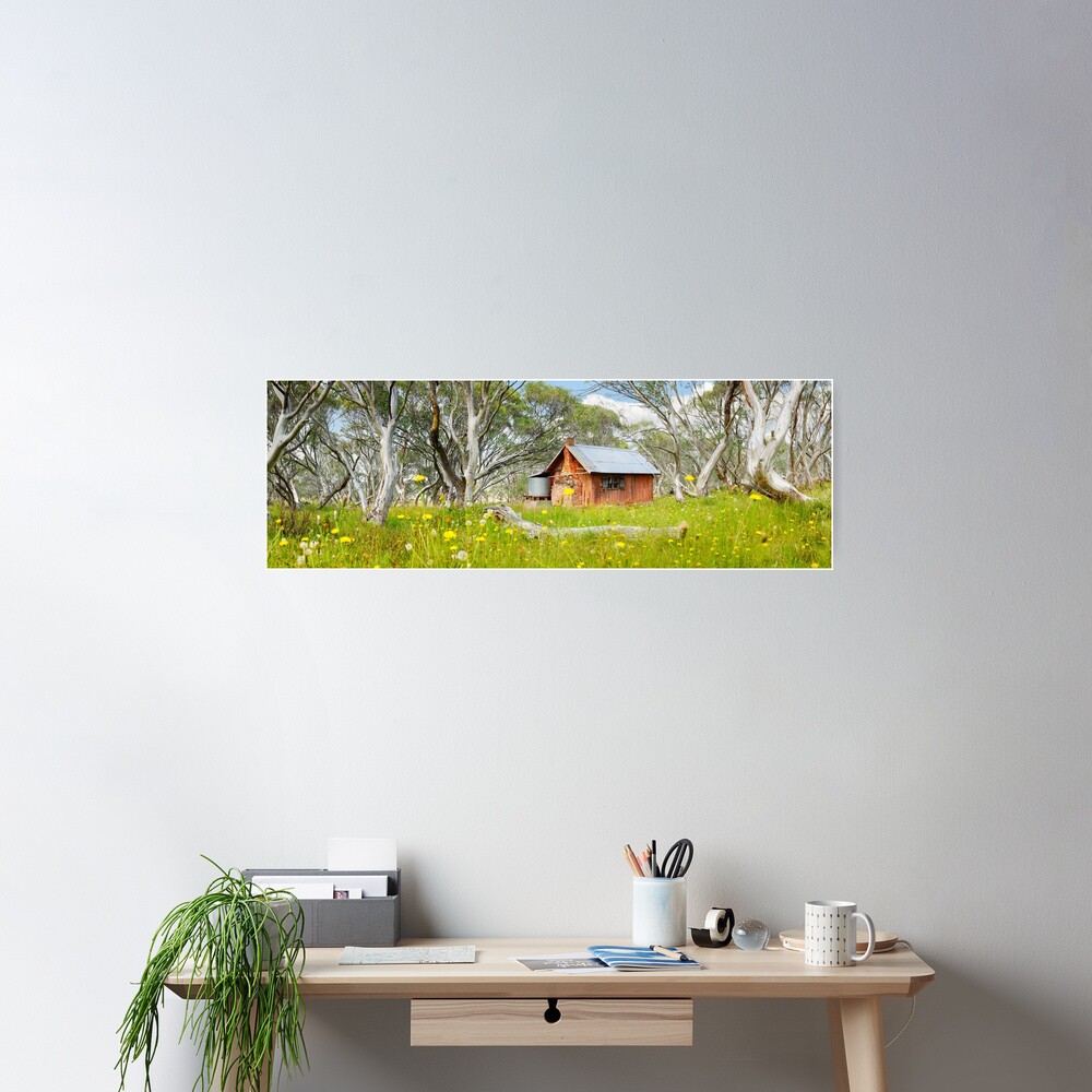 JB Plain Hut, Mt Hotham, Victoria, Australia Poster
