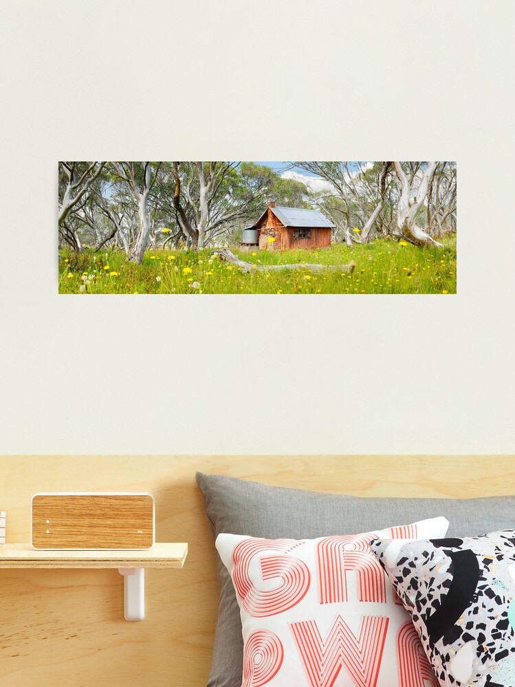 Thumbnail 2 of 3, Photographic Print, JB Plain Hut, Mt Hotham, Victoria, Australia designed and sold by Chockstone.