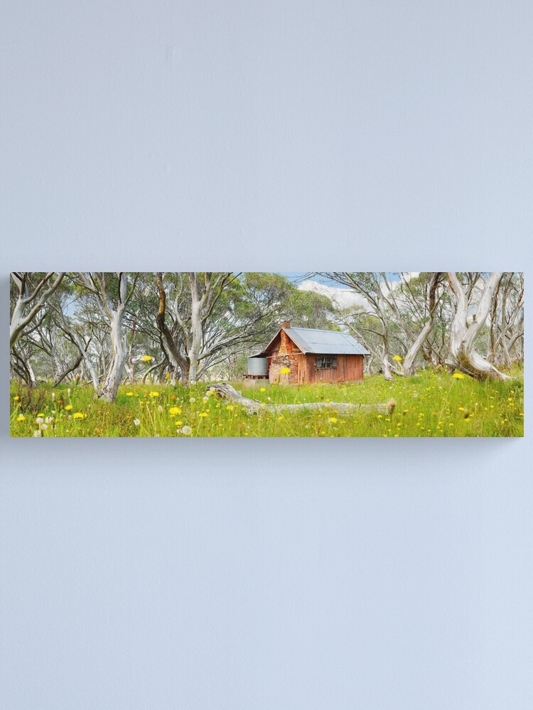 Alternate view of JB Plain Hut, Mt Hotham, Victoria, Australia Canvas Print