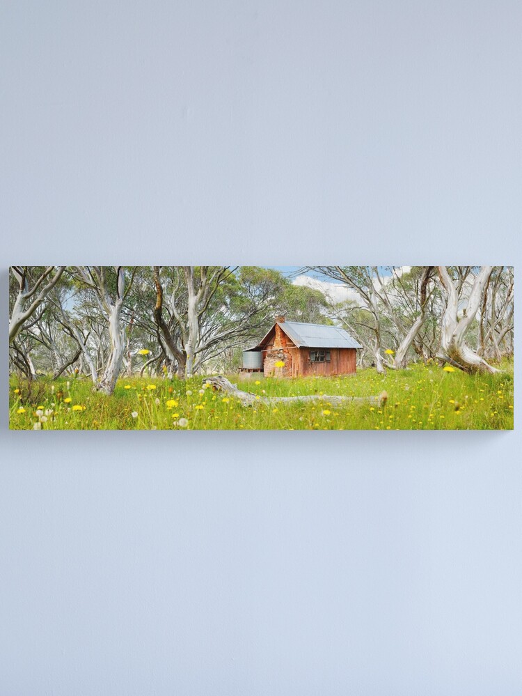 Alternate view of JB Plain Hut, Mt Hotham, Victoria, Australia Canvas Print