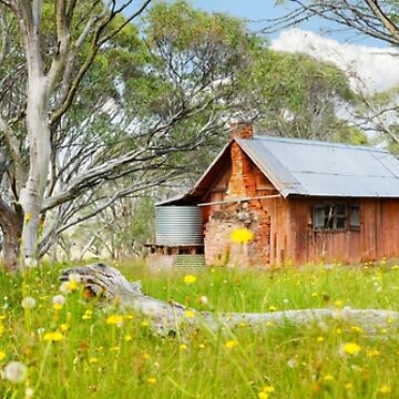 Artwork thumbnail, JB Plain Hut, Mt Hotham, Victoria, Australia by Michael Boniwell