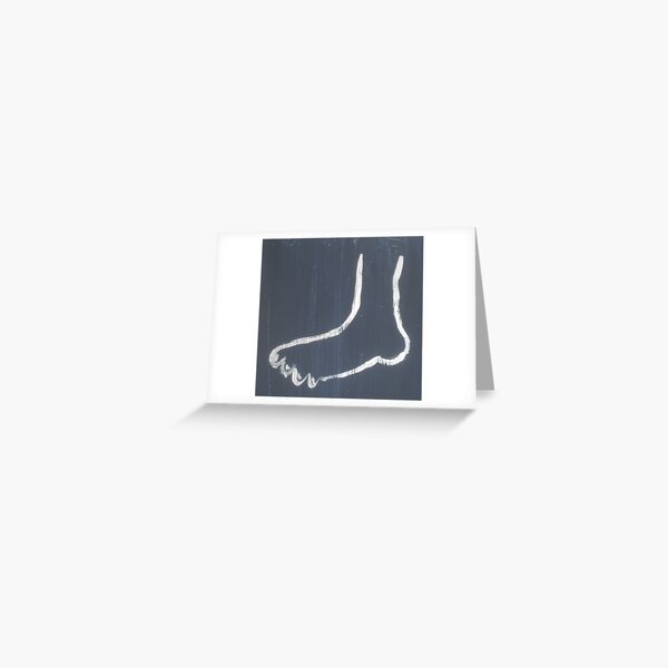 Foot Greeting Card