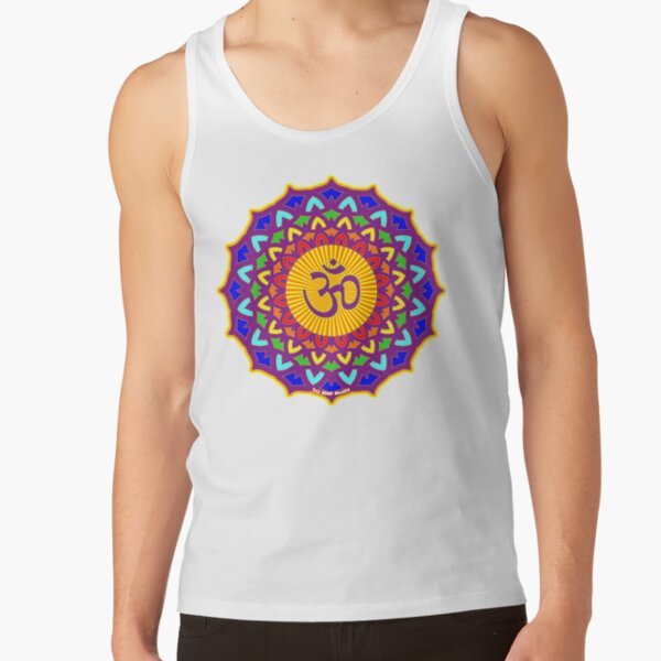 7th Chakra Mandala Yoga Om Tank Top