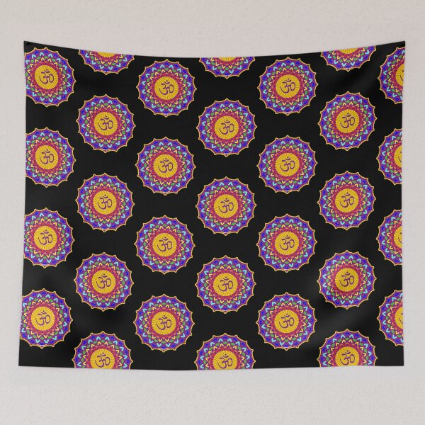 Item preview, 7th Chakra Mandala Yoga Om designed and sold by mindofpeace.