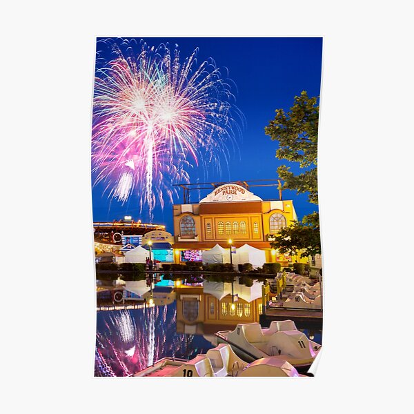"Fireworks at Kennywood Park" Poster by carlacardello Redbubble