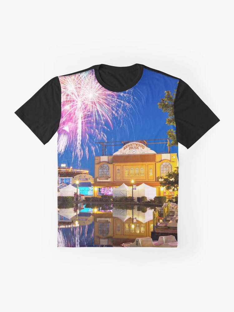 "Fireworks at Kennywood Park" Tshirt for Sale by carlacardello