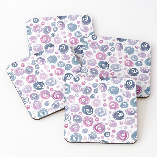 Item preview, Floral Pattern #7 | Navy and Blush designed and sold by RebeccaFlaherty.