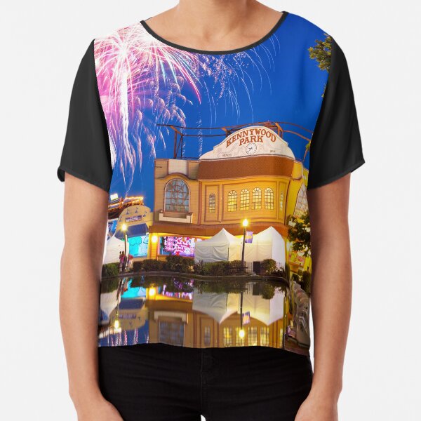 Fireworks at Kennywood Park Chiffon Top