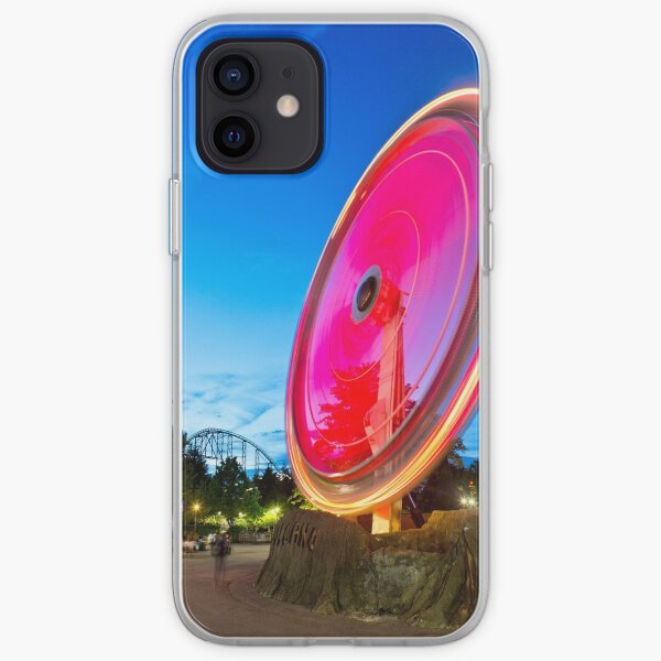 The Volcano Light Trails iPhone Soft Case
