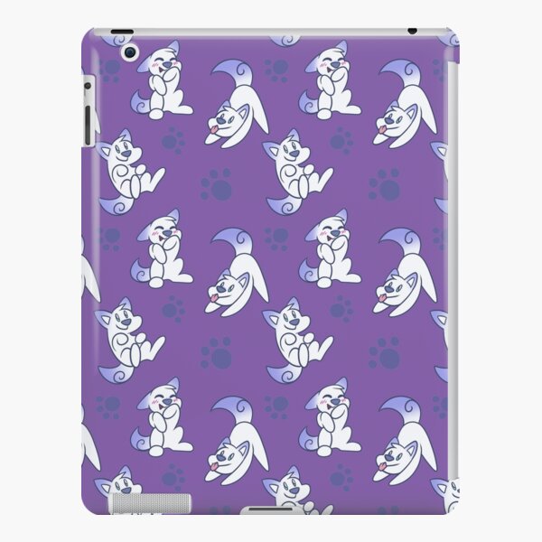 Scribble Kibble Puppy Pattern - Purple iPad Snap Case