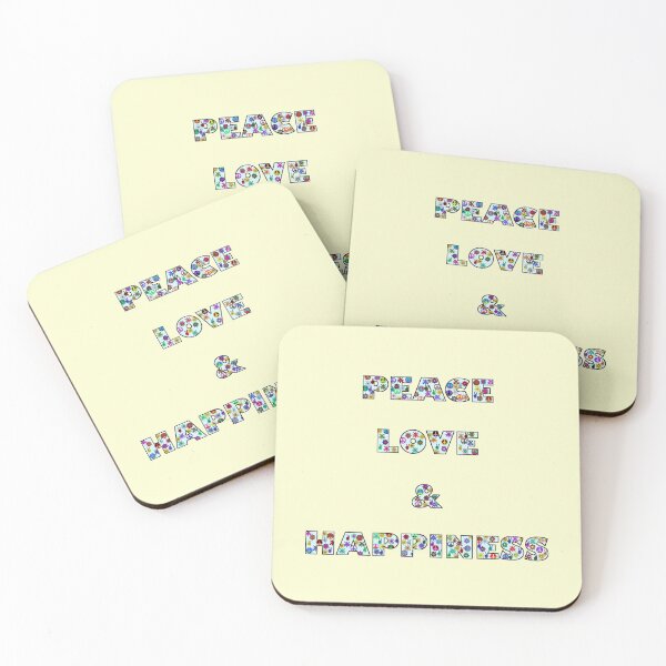 Item preview, Peace Love & Happiness by Orikall designed and sold by HippieWorks.