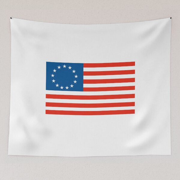 Artikelvorschau, Betsy Ross-Flagge mit 13 ursprünglichen Kolonien entworfen und verkauft von funnytshirtemp.