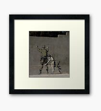 Banksy - The West Bank Framed Print