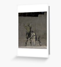 Banksy - The West Bank Greeting Card