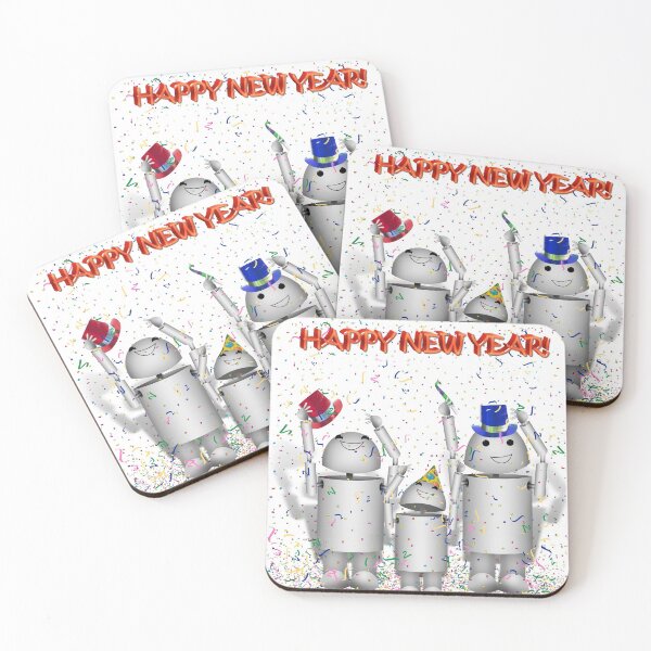 Item preview, HAPPY NEW YEAR! from Cute Robo-x9 Family designed and sold by Gravityx9.