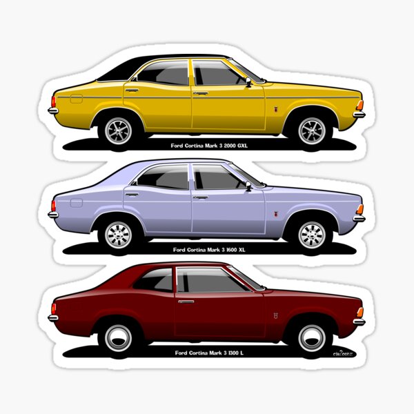 Ford Cortina mark 3 Sticker