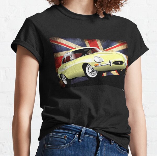 E-type series 1 coupe - pale yellow Classic T-Shirt