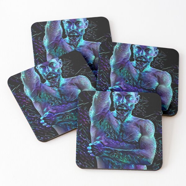 Item preview, Blacklight Abstract - Hunky Bear designed and sold by ArcadiaAbstract.