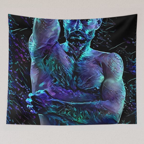 Item preview, Blacklight Abstract - Hunky Bear designed and sold by ArcadiaAbstract.