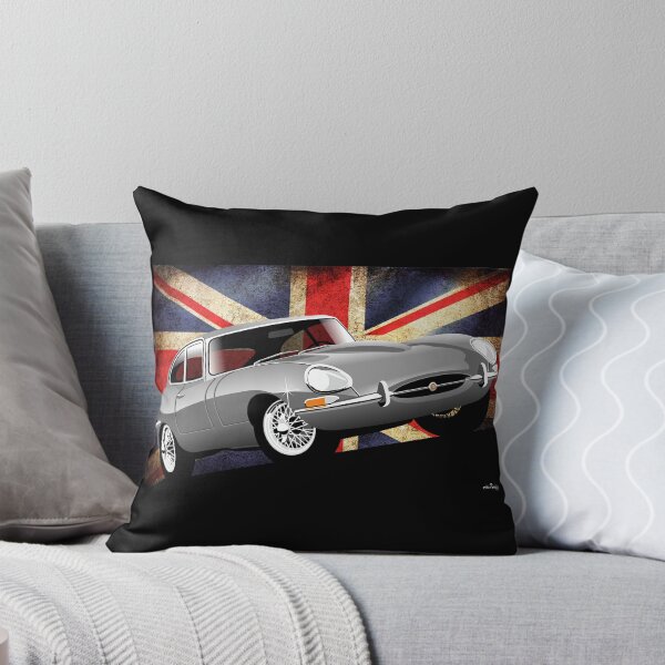 Item preview, E-type series 1 coupe - silver designed and sold by car2oonz.